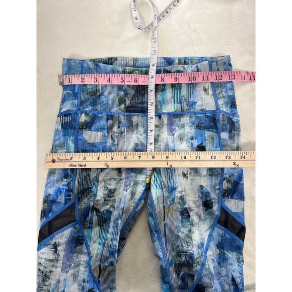 Lululemon On Pace Tight 7/8 Sun Dazed Blue Legging Women's 6 Fitness Travel Gym - Picture 12 of 13